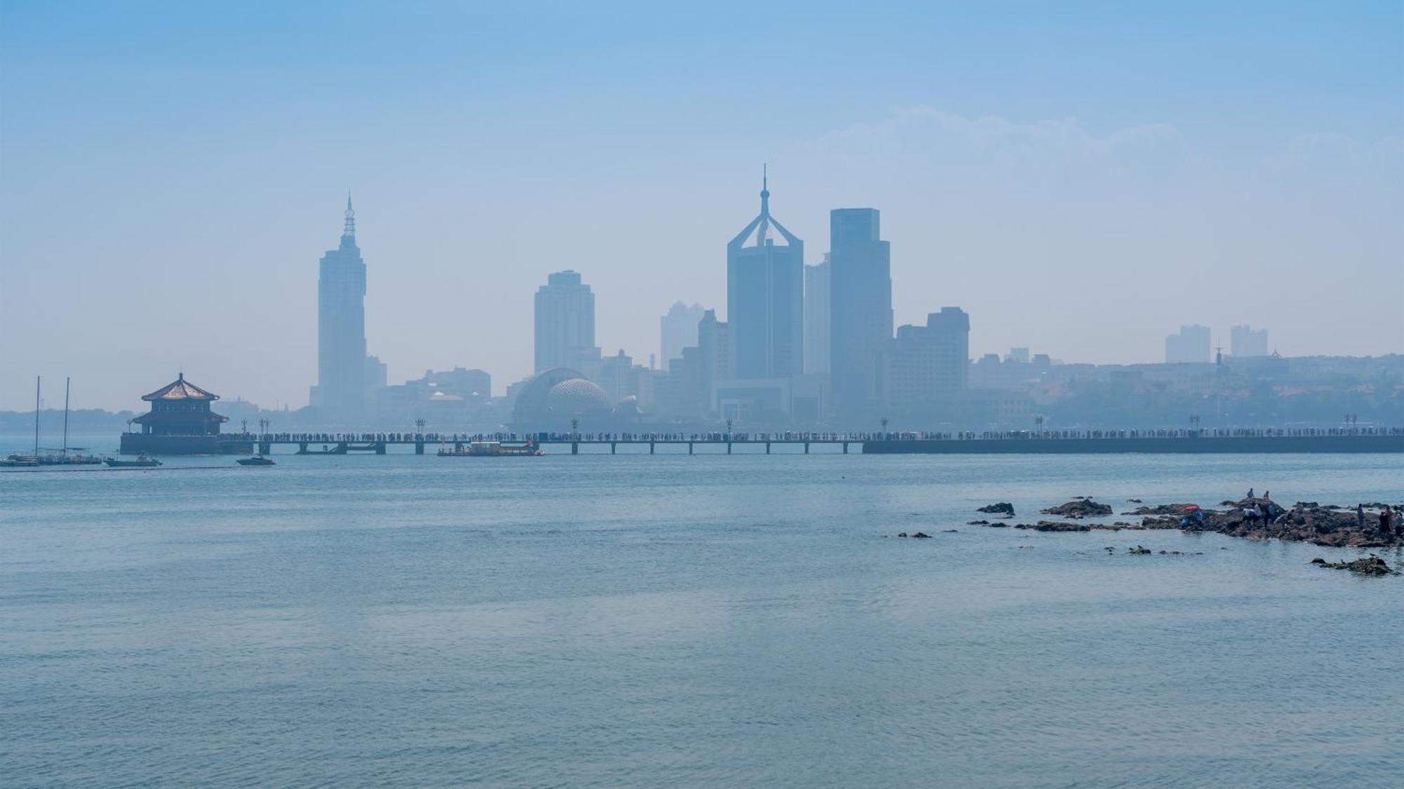 Holiday Inn Express Qingdao Shibei By Ihg Экстерьер фото