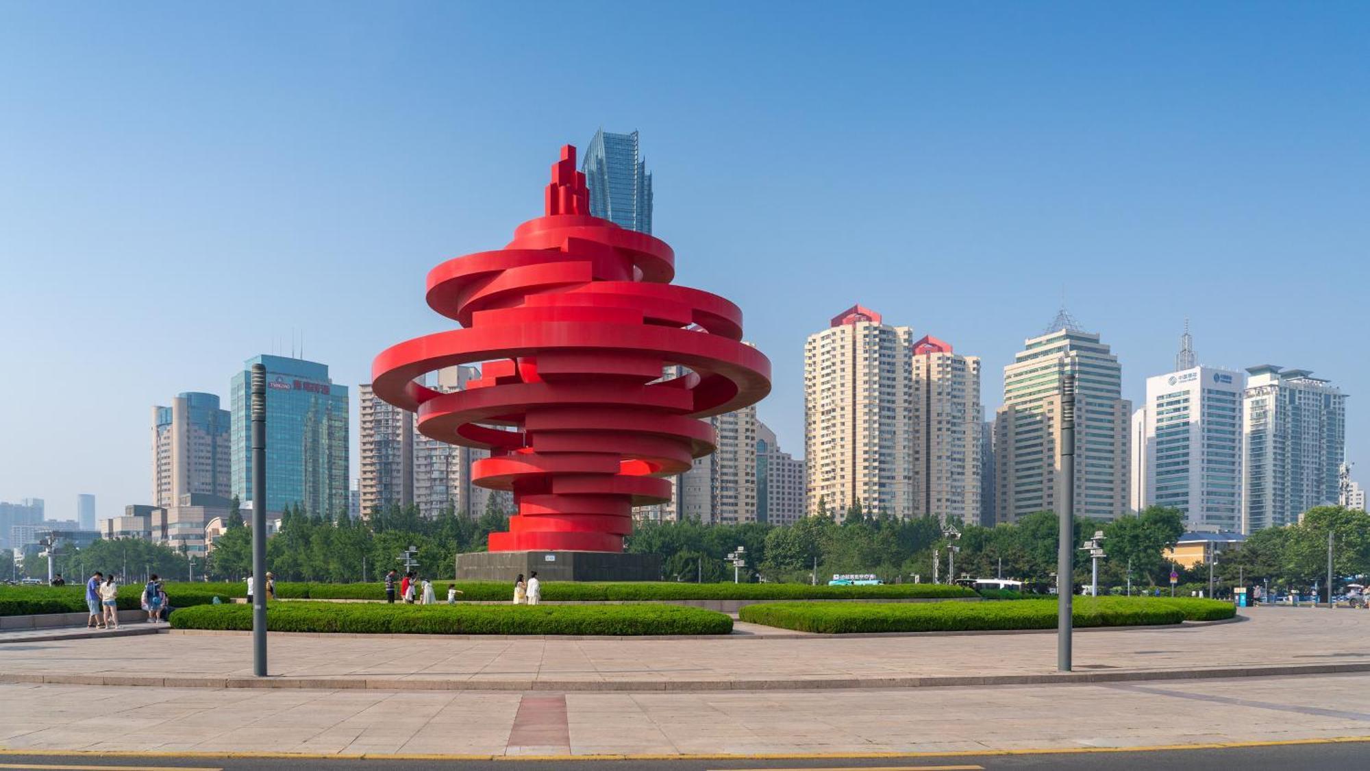 Holiday Inn Express Qingdao Shibei By Ihg Экстерьер фото