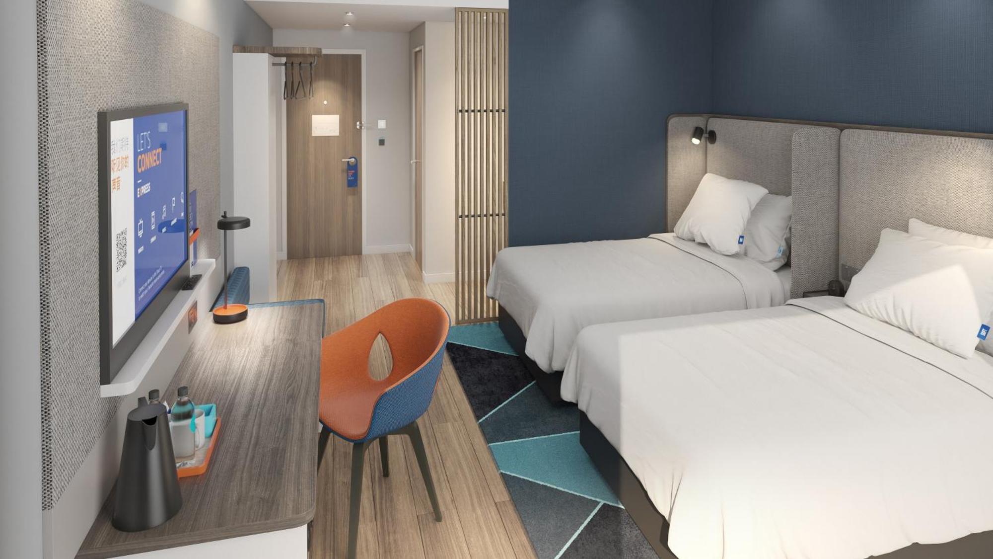 Holiday Inn Express Qingdao Shibei By Ihg Экстерьер фото