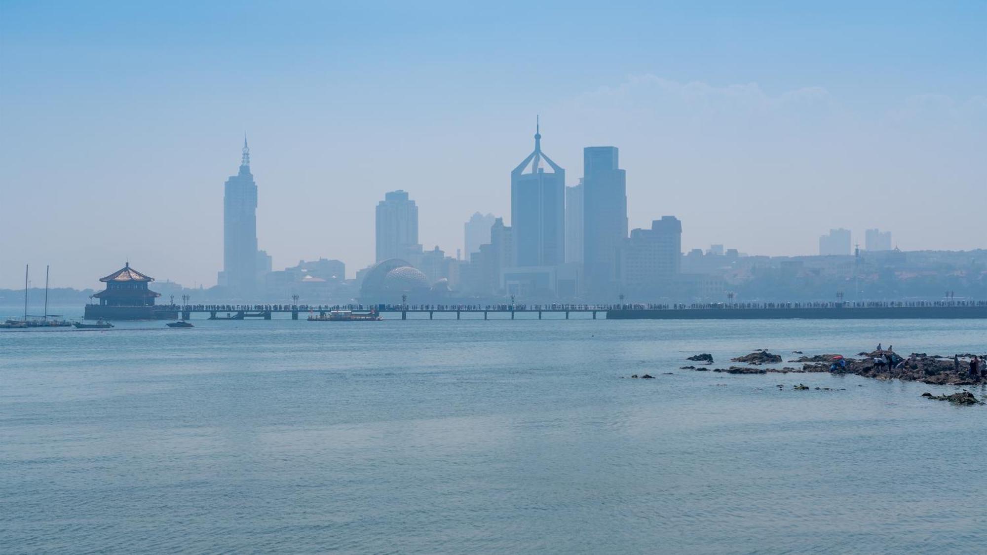 Holiday Inn Express Qingdao Shibei By Ihg Экстерьер фото